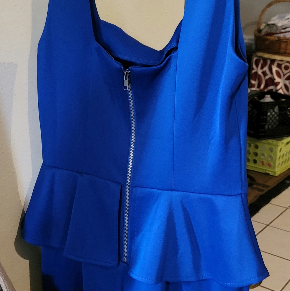 Blue Fitted Dress